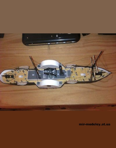 №15119 - CSS Patrick Henry and CSS Jamestown (Adam Williams) из бумаги