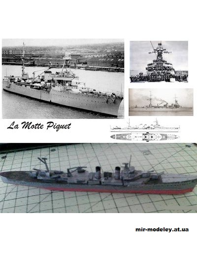 №15157 - La Motte Picquet (Chaiwat Kosatanakom) из бумаги