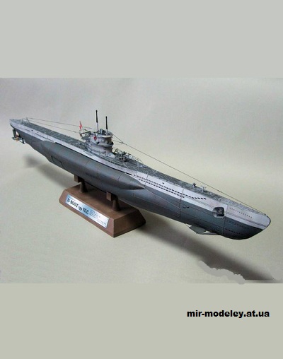 №15293 - Подводная лодка тип VII C (U-Don's Factory) из бумаги