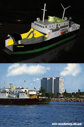 №15214 - Limhamn (Перекрас модели от H.-J. Conrad) из бумаги