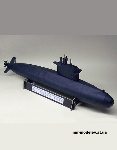 №15285 - Royal Netherlands Navy Walrus-class submarine из бумаги