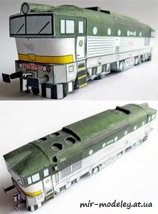 №1548 - Lokomotiva rady ZSR 754 [ABC 2002-20] из бумаги