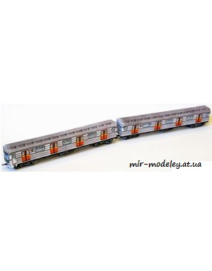 №1544 - Vozy prazskeho Metra [ABC 1978-17] из бумаги