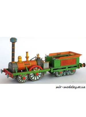 №1529 - Lokomotiva Moravia [ABC 1988-24] из бумаги