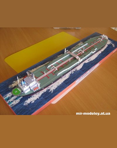 №15351 - Супертанкер SeawiseGiant (Megamoonliner) из бумаги