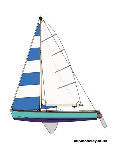 №15383 - Weserjolle Berenike von Bremen (Imogen Zimmer) из бумаги