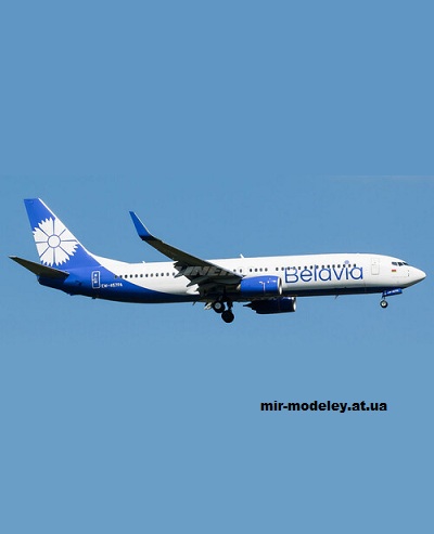№15361 - Boeing-737-800 Belavia (Citycraft) из бумаги
