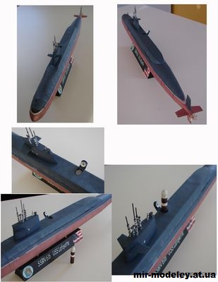 №15305 - USS Lafayette (SSBN-616) из бумаги