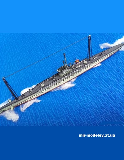 №15300 - Подводные лодки класса С (Los barcos de papel 1928) из бумаги