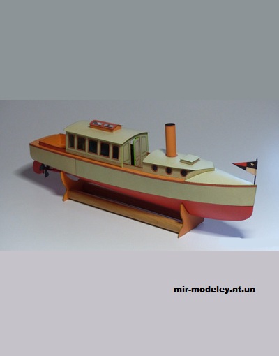 №15381 - Seetüchtige Motor-Kreuzeryacht (Julius Bagel) из бумаги