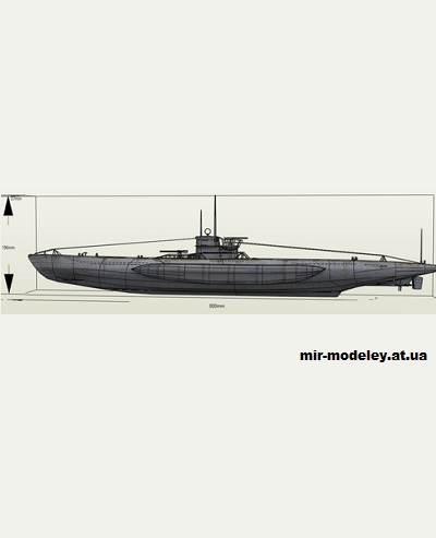 №15295 - U-96 (NecruS) из бумаги