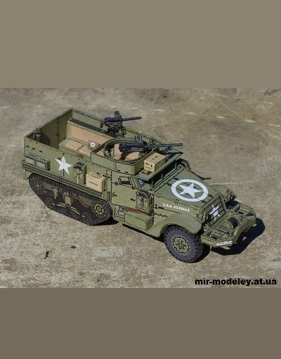 №15409 - Half-Track Personnel Carrier M3A1 (R & P Models) из бумаги