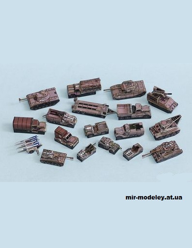 №15455 - Six day war - Israel (R & P Models) из бумаги