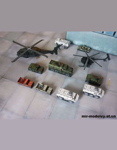 №15445 - Сражение в Могадишо 1993 / Battle of Mogadishu 1993 (PR Models) из бумаги