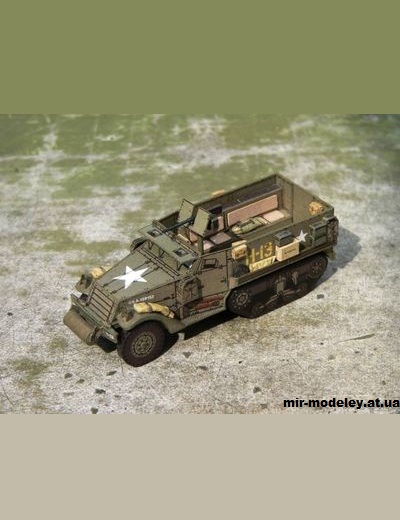 №15407 - Half-Track Personnel Carrier M3 (R & P Models) из бумаги