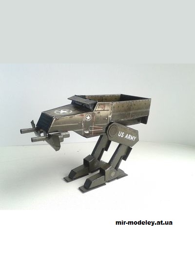 №15408 - Шагоход M3 Скаут (Конверсия модели от R & P Models) из бумаги