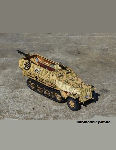 №15461 - Sd. Kfz 251 Ausf.D (R & P Models) из бумаги