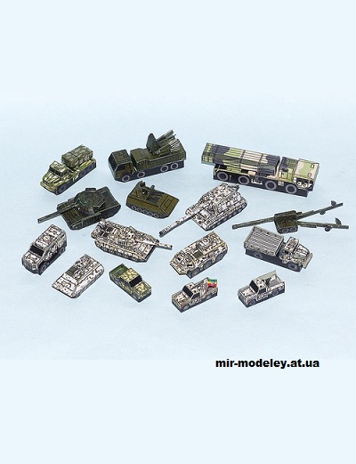 №15447 - Ethiopian Ground Forces (R & P Models) из бумаги