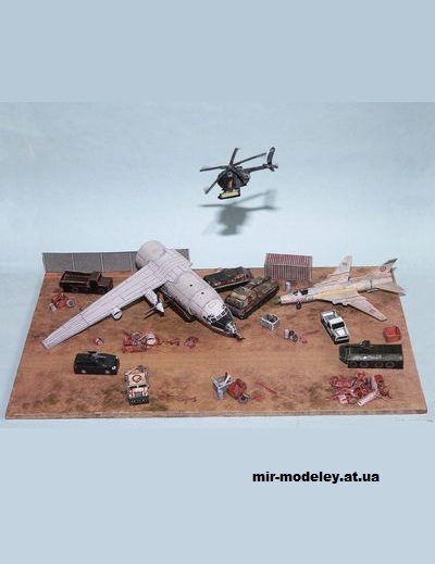 №15442 - Afghan Disposal Yard 437 (Call of Duty Modern Warfare 2) (R & P Models) из бумаги