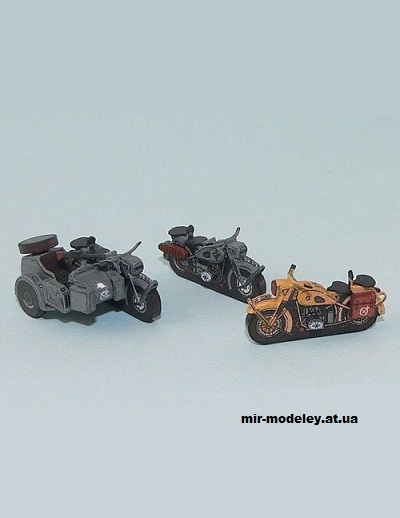 №15399 - BMW R-75 (R & P Models) из бумаги