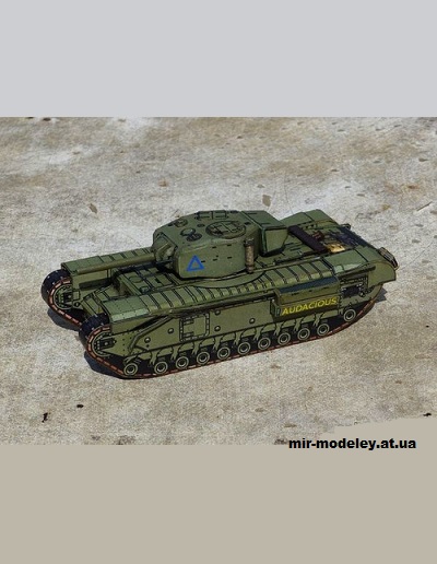 №15403 - Churchill NA75 (R & P Models) из бумаги