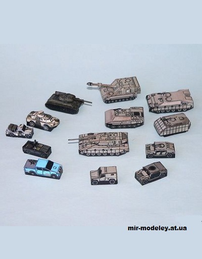 №15449 - Israeli Defense Forces (R & P Models) из бумаги