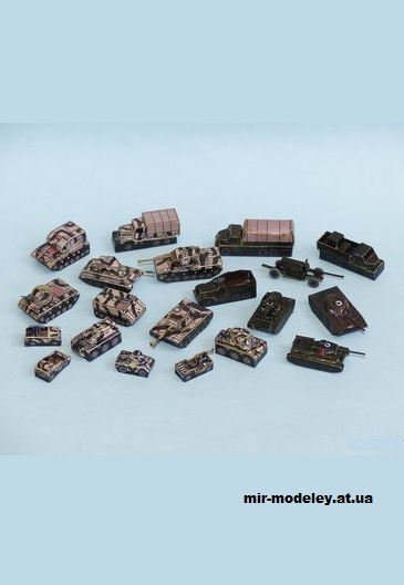 №15458 - Six day war-Jordan & Syria (R & P Models) из бумаги