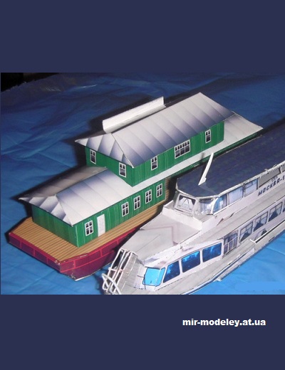 №15394 - Дебаркадер / Пристань из бумаги