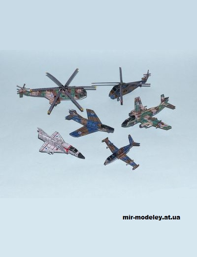 №15456 - Six day war-IAF (R & P Models) из бумаги