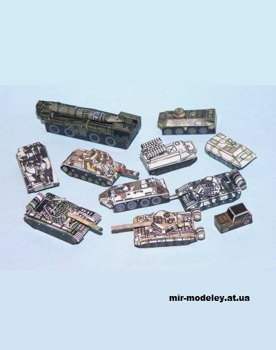 №15448 - Independent Liberation Army Set (R & P Models) из бумаги