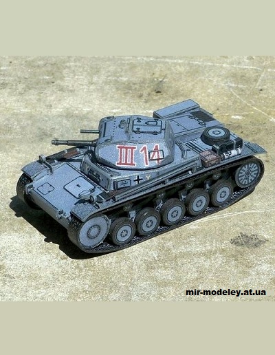 №15420 - Pz.Kpfw. II C (R & P Models) из бумаги