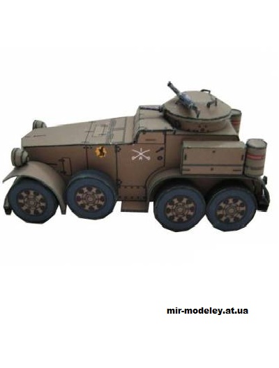 №15554 - M1 Armored Car (Perry's Paper) из бумаги