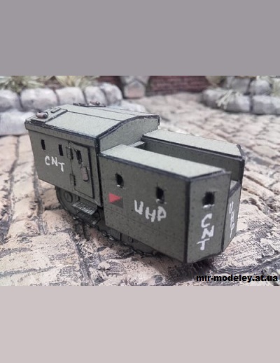 №15538 - Бронетрактор Benach (Jesus Maria López Bea) из бумаги