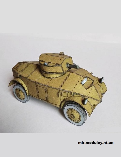 №15534 - Alvis-Straussler AC2 из бумаги