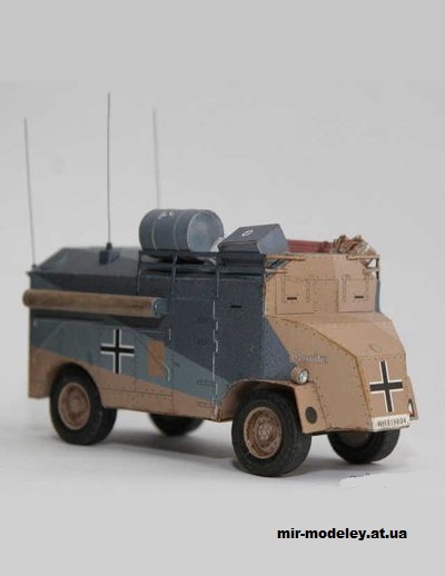 №15547 - AEC Dorchester (LCH 003) из бумаги