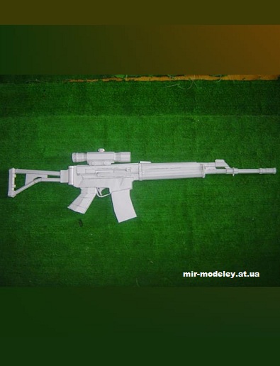 №15645 - Штурмовая винтовка Pindad SS2-V4 (Arton pm) из бумаги