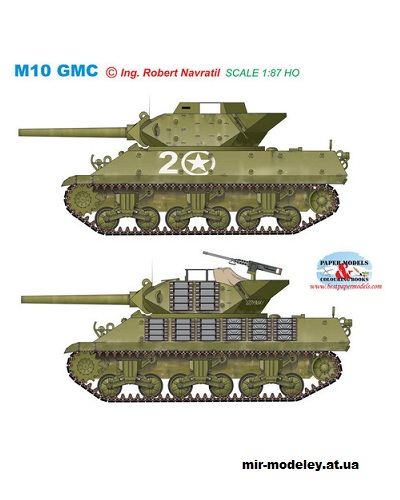 №15676 - M10 GMC (BestPaperModels) из бумаги