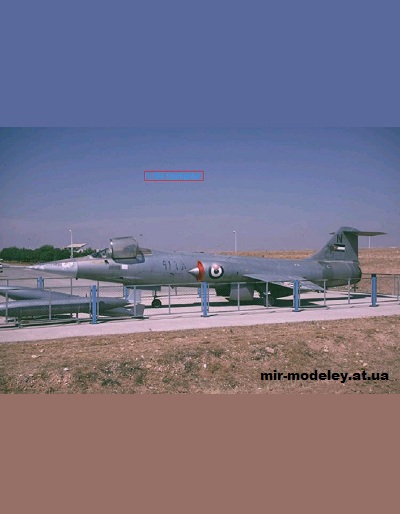 №15608 - F-104 Starfighter [IAFM] из бумаги