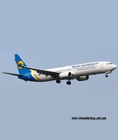 №15657 - Boeing-737-900ER UIA (Citycraft) из бумаги