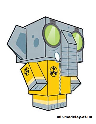 №15703 - Professor Rupert Stamp (cubeecraft) из бумаги