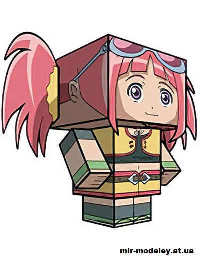 №15776 - Zoe Drake (cubeecraft) из бумаги