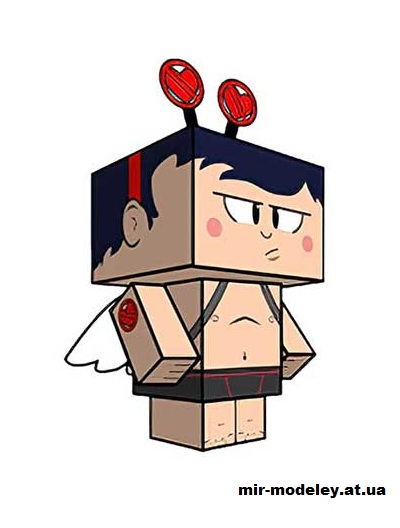 №15719 - Anti-Cupid (cubeecraft) из бумаги