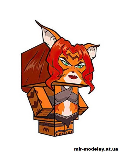 №15783 - Intress (cubeecraft) из бумаги