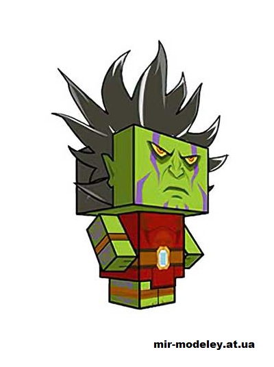 №15784 - Maxxor (cubeecraft) из бумаги