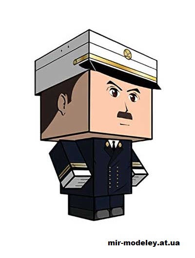 №15709 - FDNY Chief (cubeecraft) из бумаги
