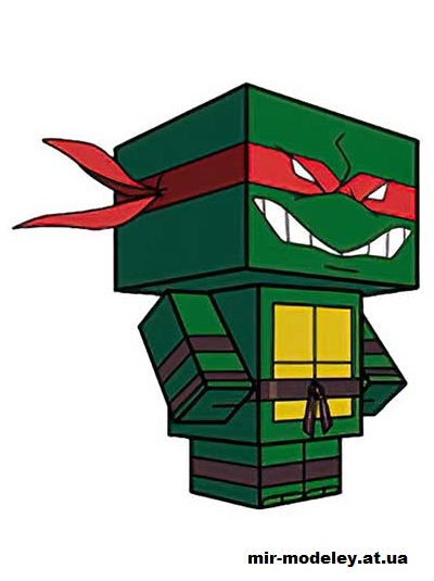 №15765 - Raphael (00's) (cubeecraft) из бумаги