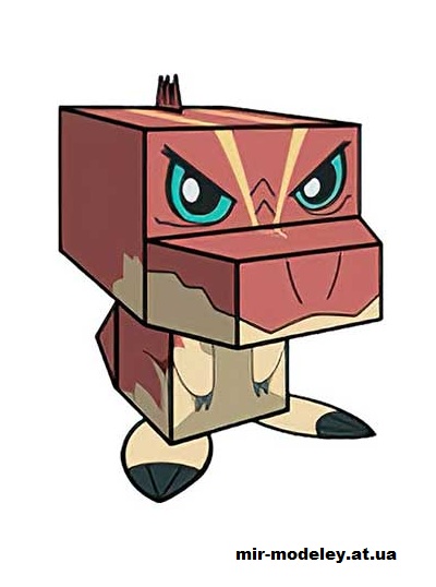 №15778 - Terry (cubeecraft) из бумаги