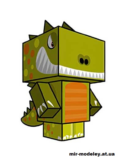№15724 - Smash Monster (cubeecraft) из бумаги