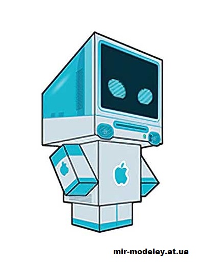 №15700 - iMacBot (cubeecraft) из бумаги