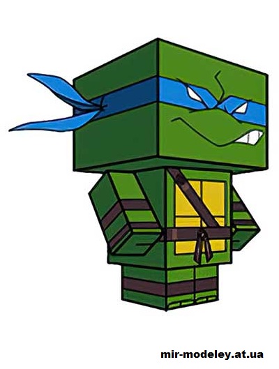 №15767 - Leonardo (00's) (cubeecraft) из бумаги